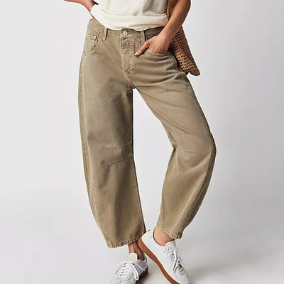 Ruan | Jeans a Gamba Larga - Cotone Comodo-1