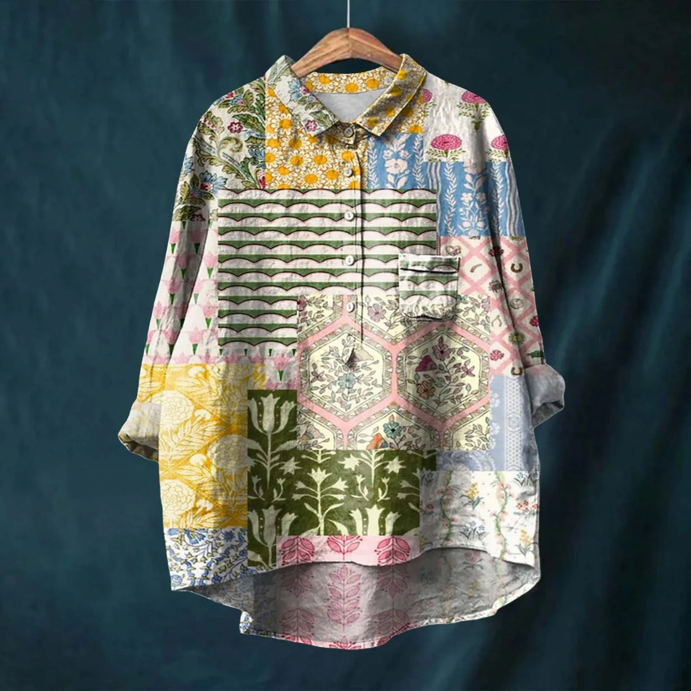 Variant image for Liesa | Camicia Floreale - 100% Cotone, Elegante e Versatile-13