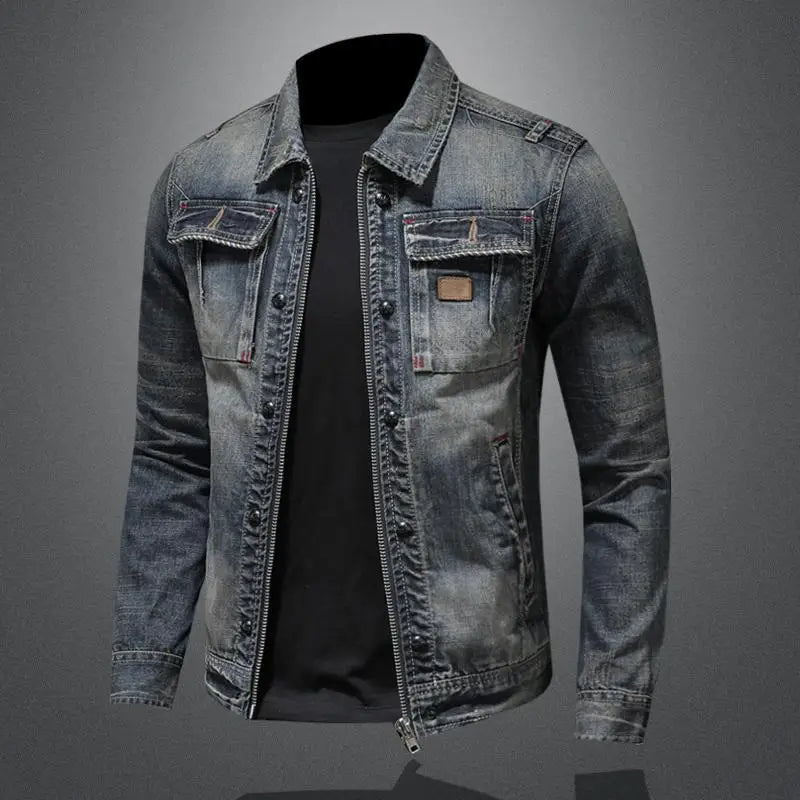 Alonzo | Giacca di jeans in stile vintage