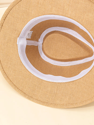 Cappello Panama | Cappello da Sole Elegante in Paglia con Tesa Larga per Estate e Spiaggia-2