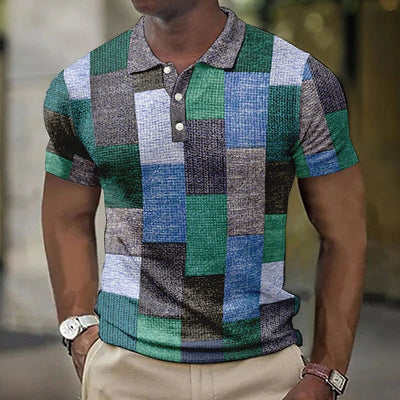 Henry | Polo Uomo Manica Corta Multicolore – 100% Cotone, Casual-4