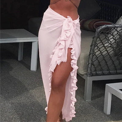 Chiffon Elegance | Coprire Bikini da Spiaggia-3