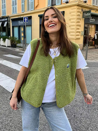 Variant image for Sieia Giubbotto Uomo – Pile Morbido e Traspirante, Oversize Casual-1