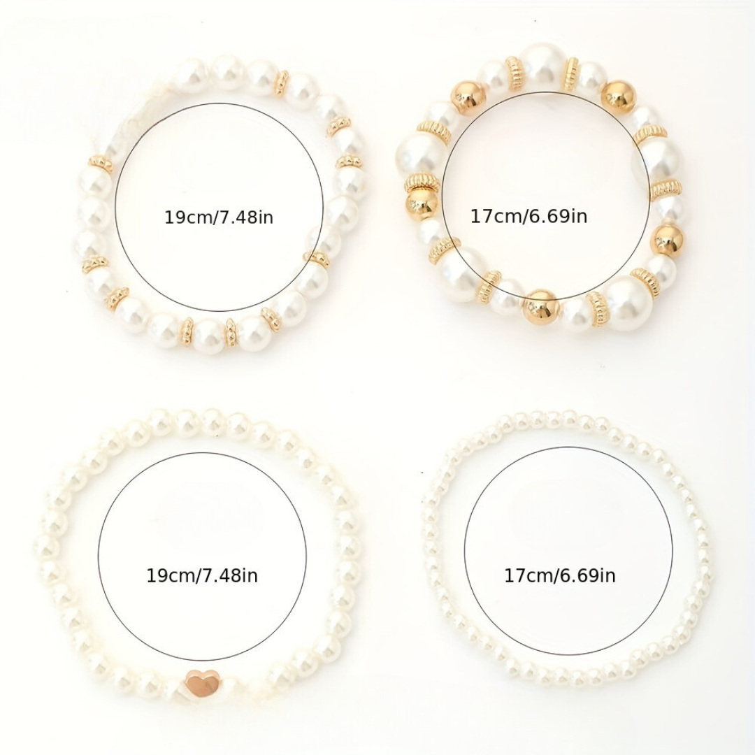 Set di perle artificiali | 4 pezzi