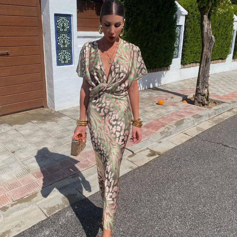 Linda | Maxi abito con scollo a V