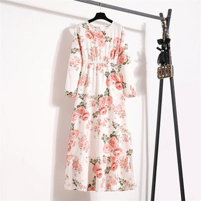 Variant image for Dalia | Vestito Lungo Elegante Floreale per Estate-9