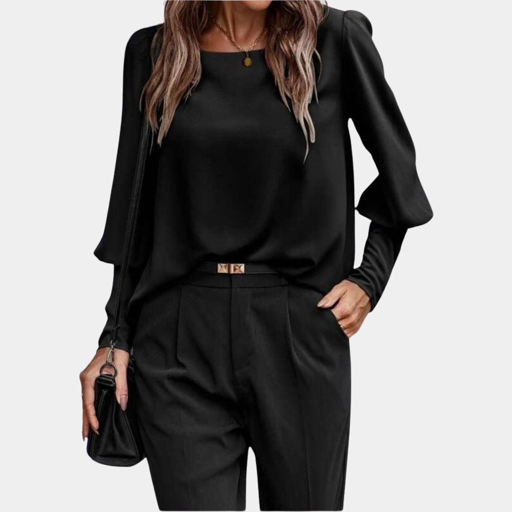 Sabine | Blouse à manches longues Élégance intemporelle