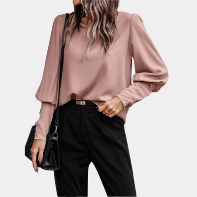 Sabine | Blouse à manches longues Élégance intemporelle