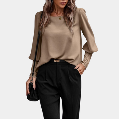 Sabine | Blouse à manches longues Élégance intemporelle