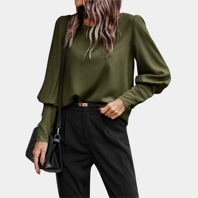 Sabine | Blouse à manches longues Élégance intemporelle
