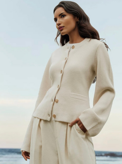 Sabine | Cardigan casual con maniche svasate
