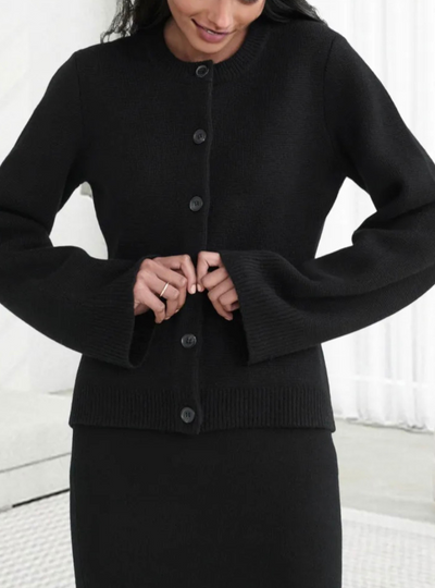 Sabine | Cardigan casual con maniche svasate