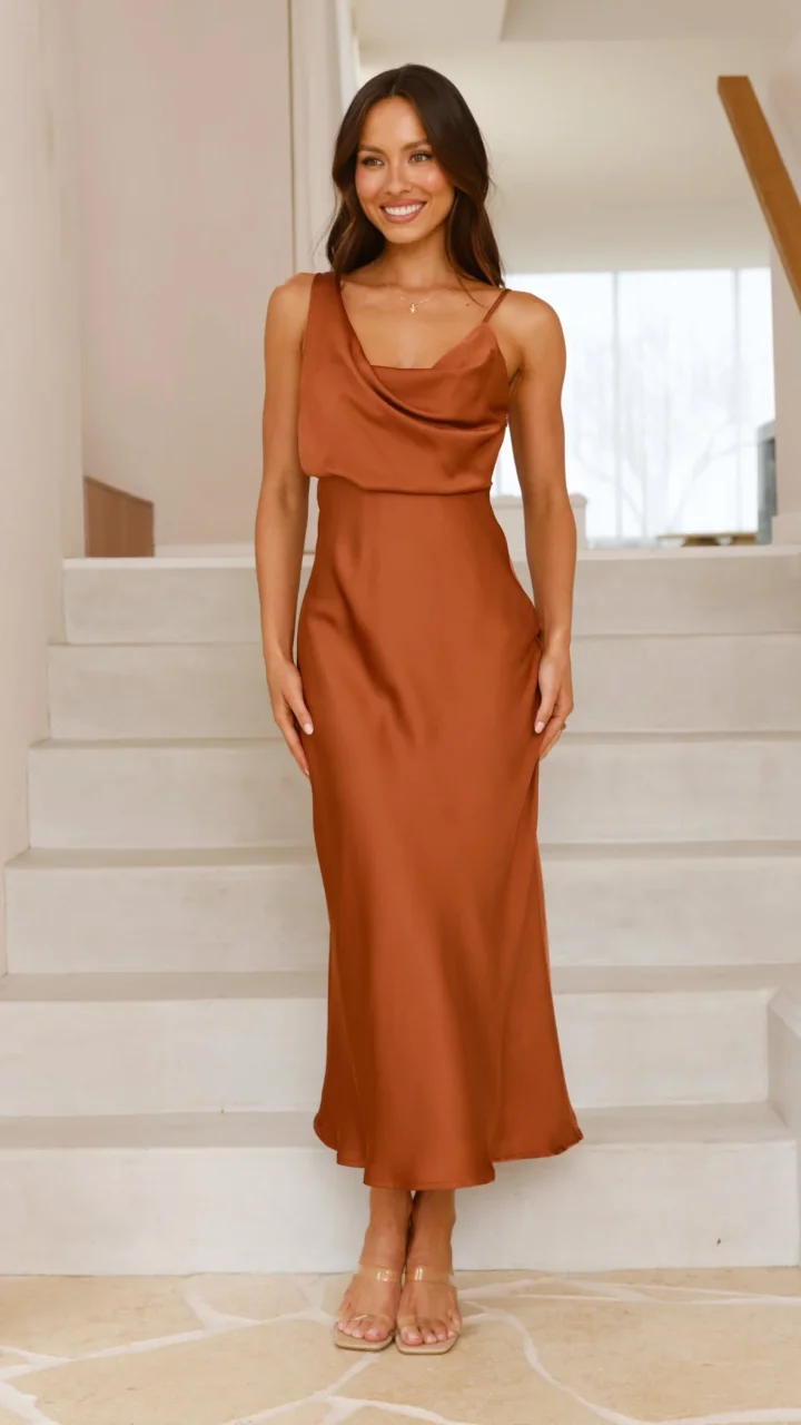 Sabine | Elegante con cinghie e rob incrociato