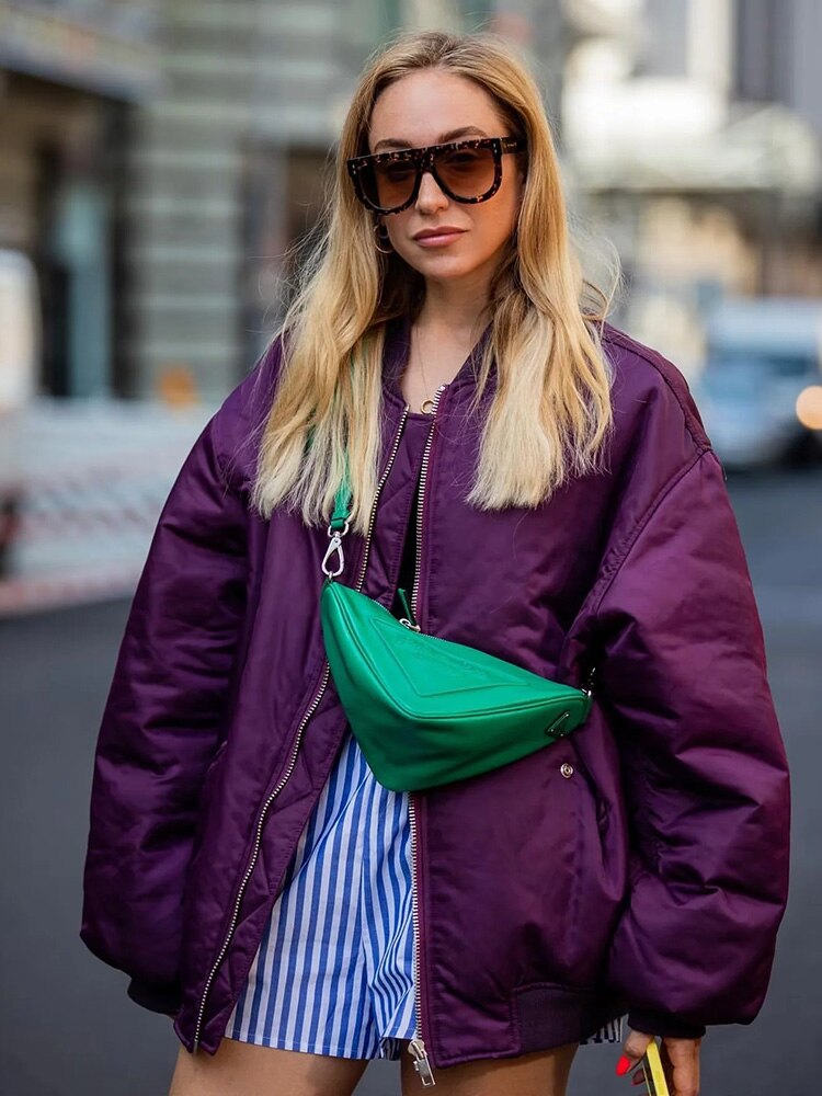 Alessia | Giacca bomber di grandi dimensioni