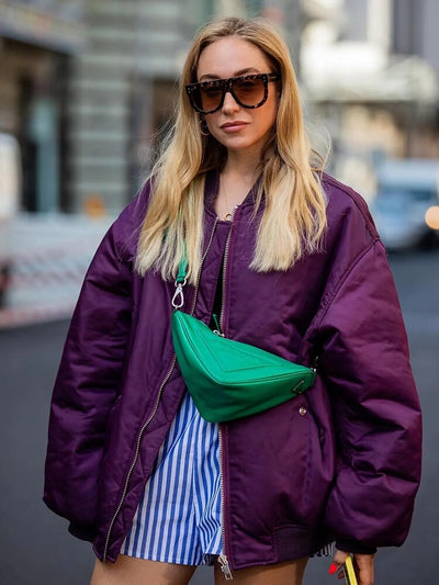 Alessia | Giacca bomber di grandi dimensioni