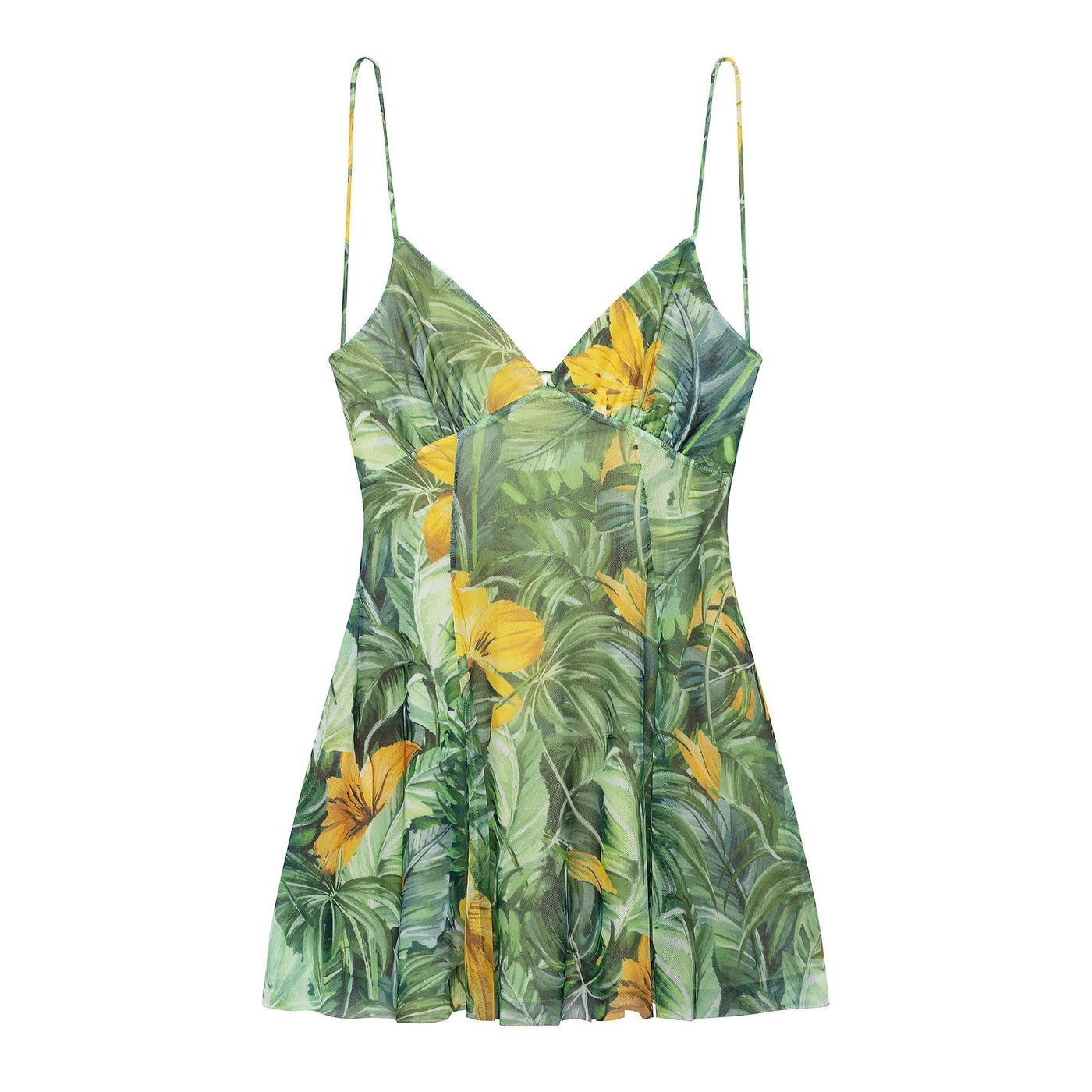Sandra | Mini-Sommerkleid mit Blumenmuster