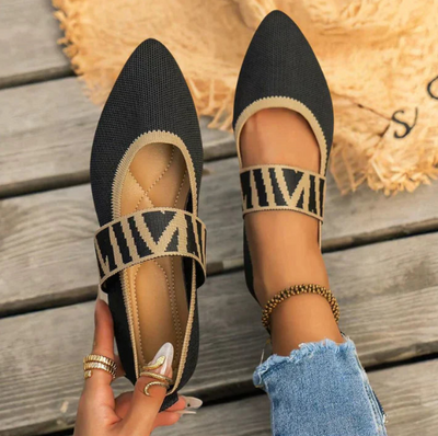 Sara | Eleganti scarpe basse in stile dirndl