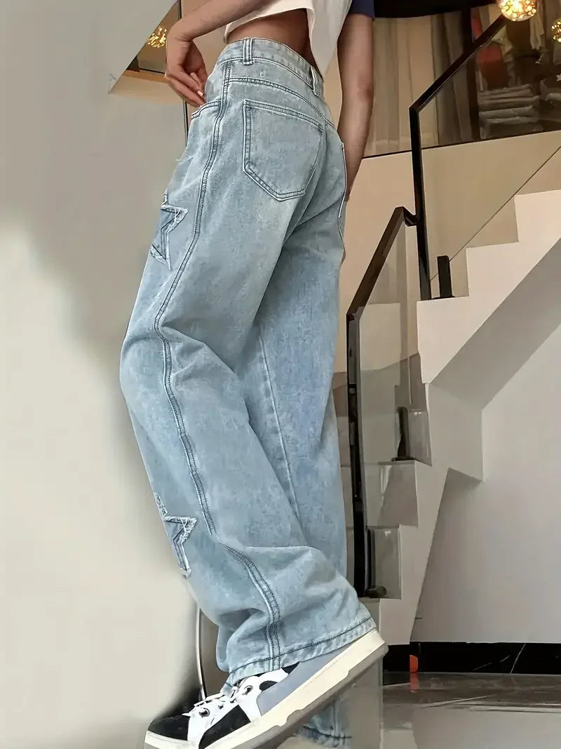 Sara | Jeans larghi moderni
