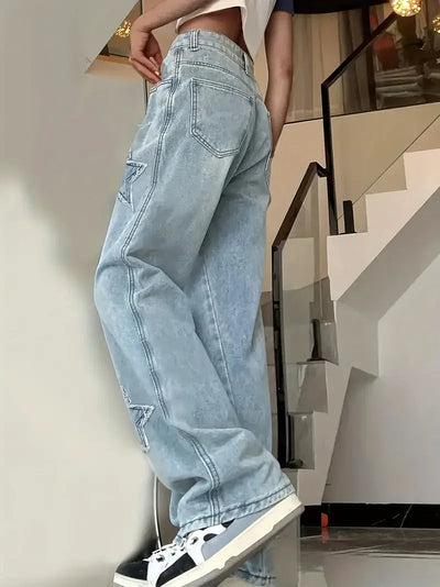 Sara | Jeans larghi moderni