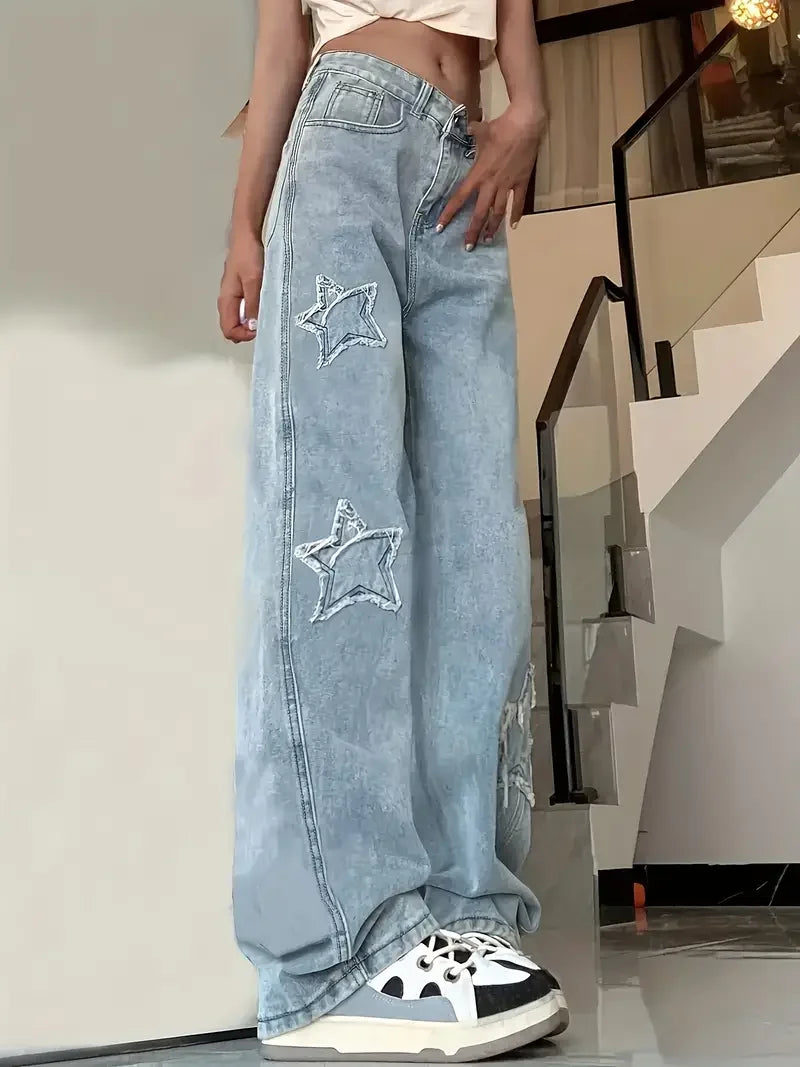 Sara | Jeans larghi moderni