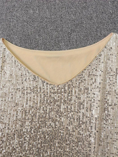 Sara | Mini Kleid glamourös mit freiliegenden Schultern