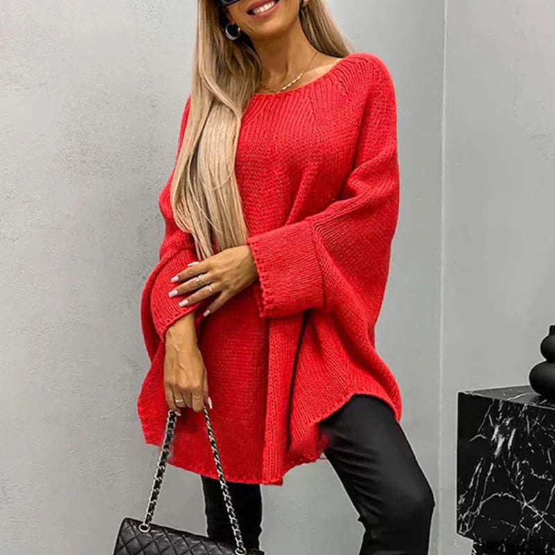 Sarah | Maglione lavorato a maglia grossa alla moda