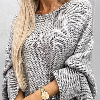 Sarah | Maglione lavorato a maglia grossa alla moda