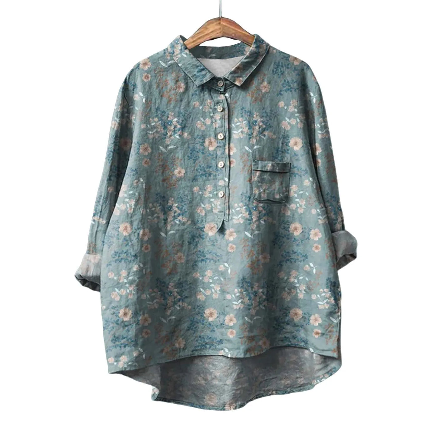 Meja | Camicia Floreale Uomo a Maniche Lunghe-4