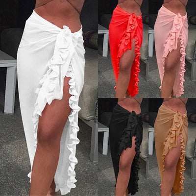 Chiffon Elegance | Coprire Bikini da Spiaggia-1