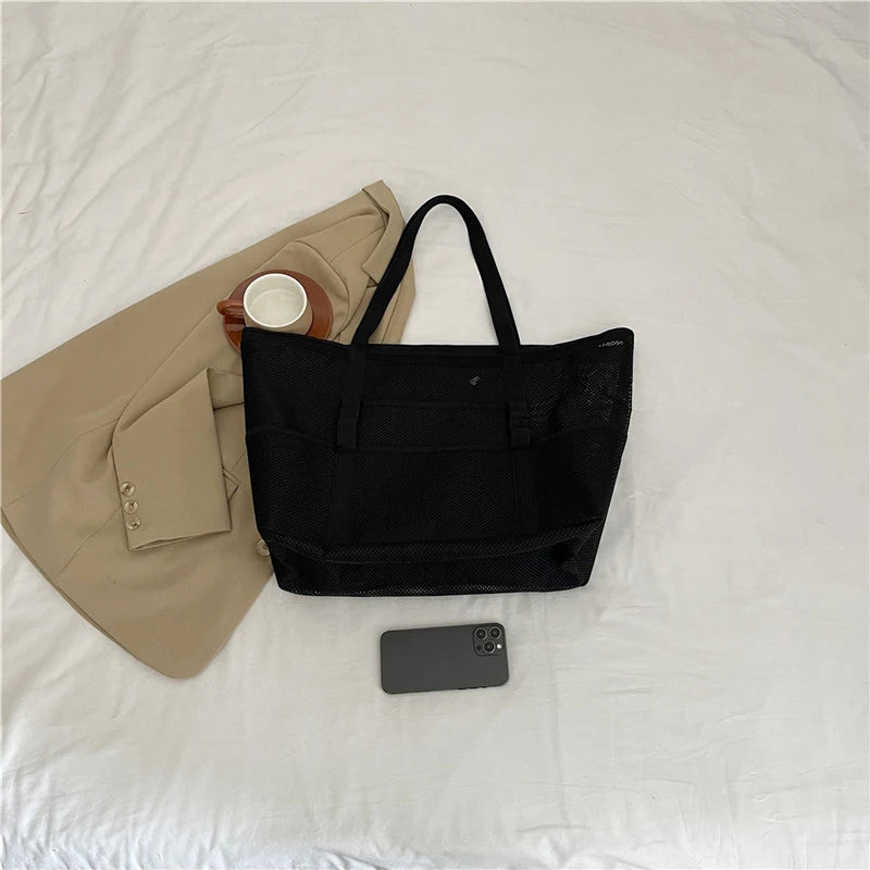 Maglia | Borsa da Mare Spaziosa e Leggera da Spiaggia-5