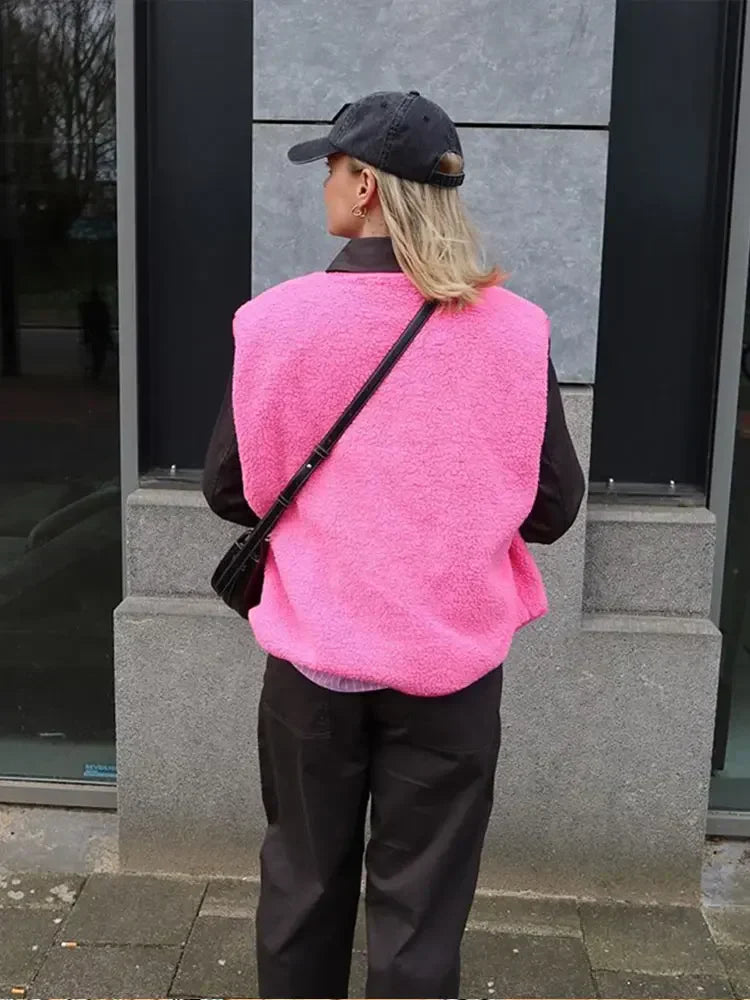 Sieia Giubbotto Uomo – Pile Morbido e Traspirante, Oversize Casual-5