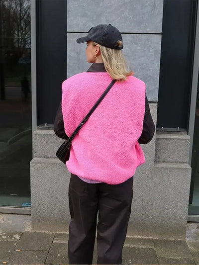 Sieia Giubbotto Uomo – Pile Morbido e Traspirante, Oversize Casual-5