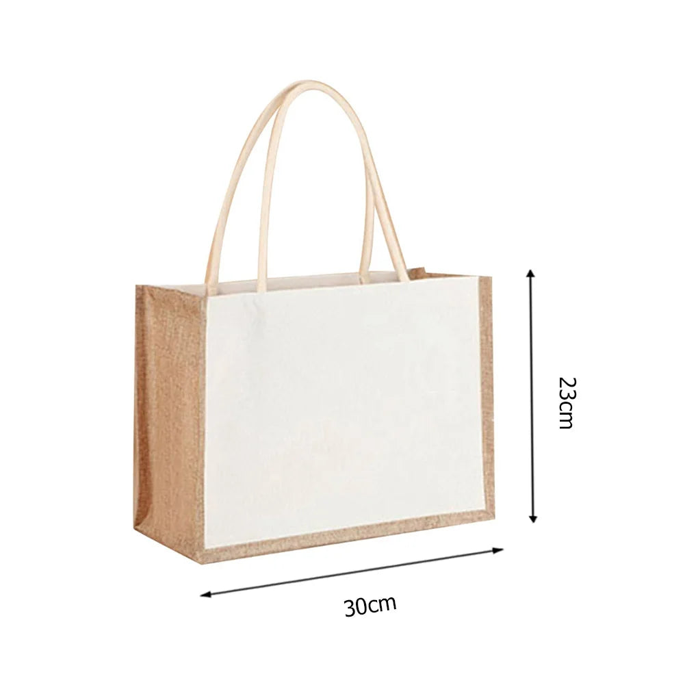 Variant image for Burlap | Borsa Tote in Juta Eco-Compatibile con Manici Rinforzati-2