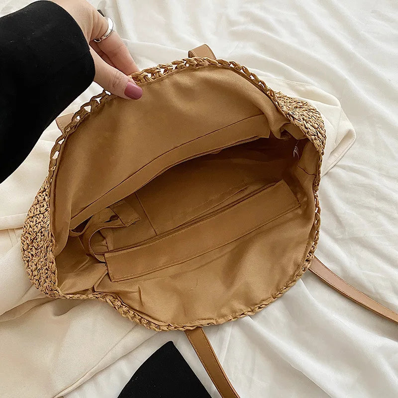 Pallaw | Borsa Di Paglia Mare Elegante E Leggera Per Spiaggia-5