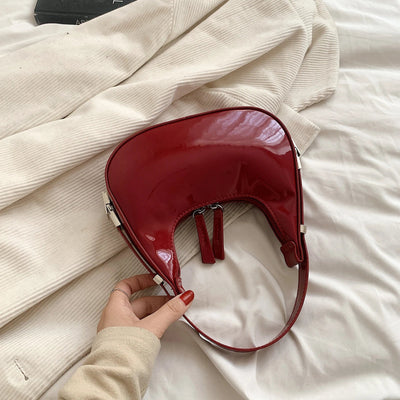 Mezzaluna Elegante | Borsa Tracolla Donna Vintage Spaziosa 4