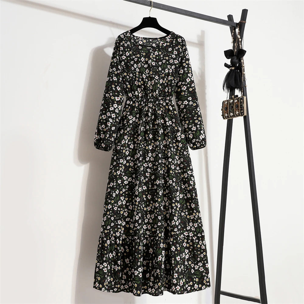 Variant image for Dalia | Vestito Lungo Elegante Floreale per Estate-26