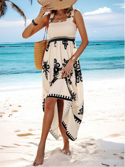 Wendy | Vestito Lungo Estivo Boho – Tessuto di Alta Qualità-3