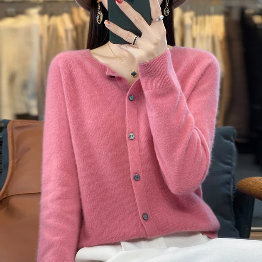 Marina | Accogliente cardigan in lana
