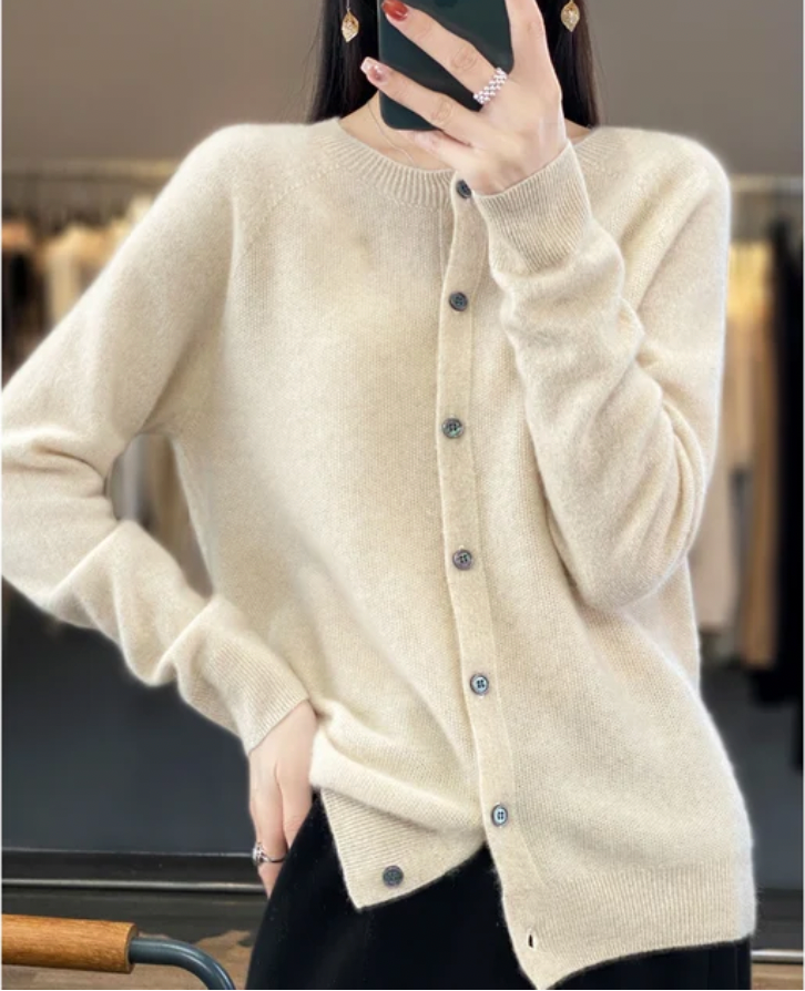 Marina | Accogliente cardigan in lana