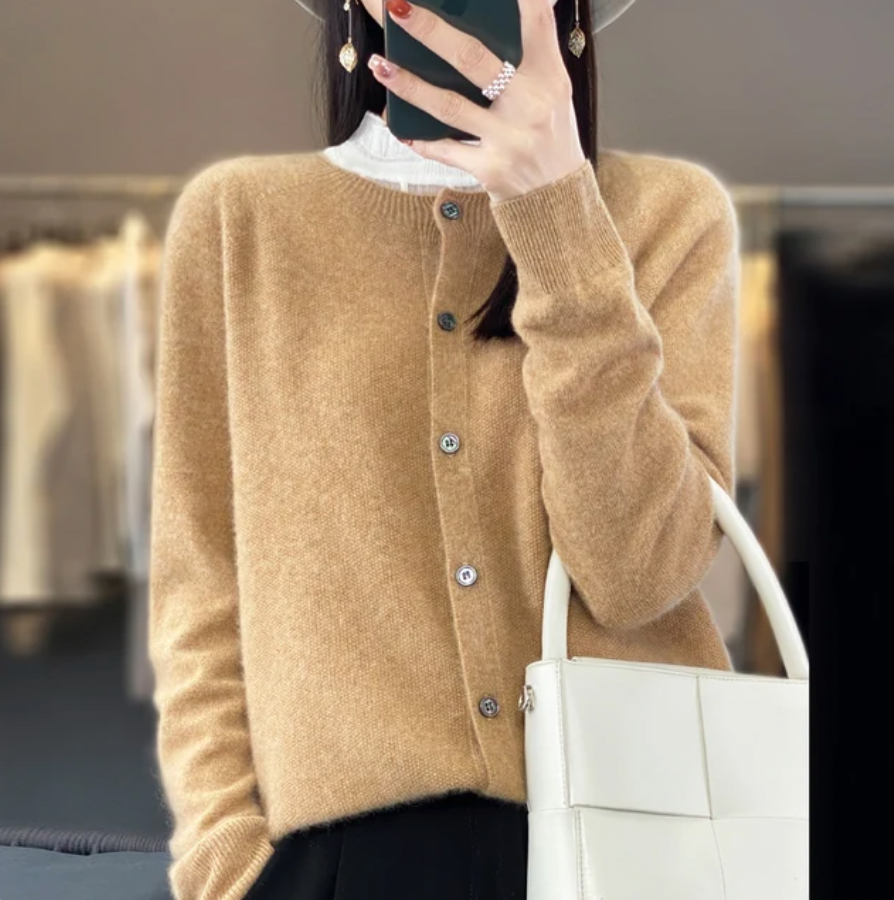 Marina | Accogliente cardigan in lana