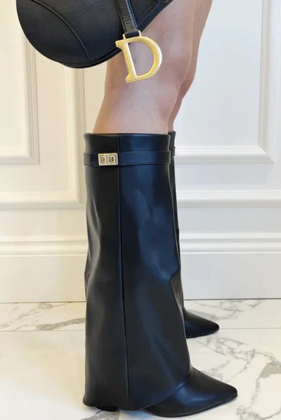 Variant image for Elisara Stivali Alti Donna - Pelle Scamosciata, Chic Fino al Ginocchio-13