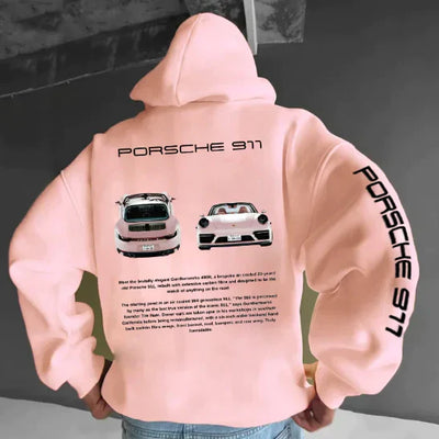 Jace Felpa Uomo Oversize – Cotone di Alta Qualità, Design Auto Unico-3
