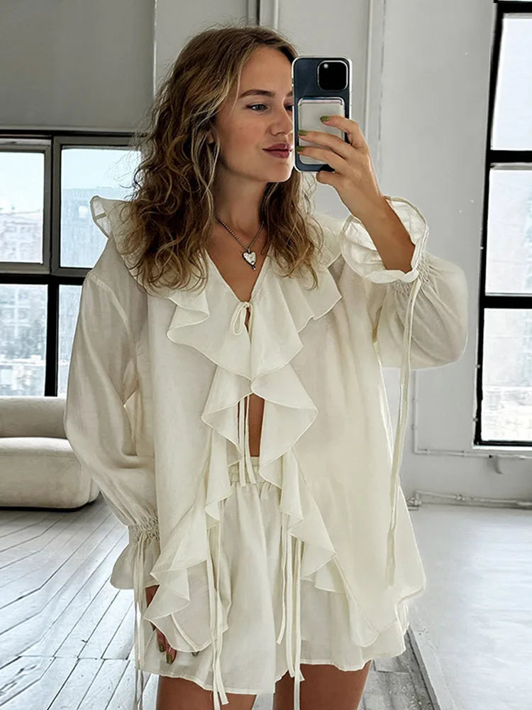 Sump | Abito Estivo Donna con Maniche Lunghe-4