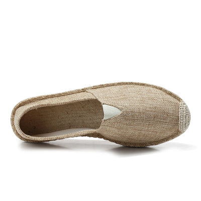 Ganna | Mocassini Uomo Casual in Tela con Suola Antiscivolo-5