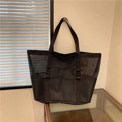 Maglia | Borsa da Mare Spaziosa e Leggera da Spiaggia-3