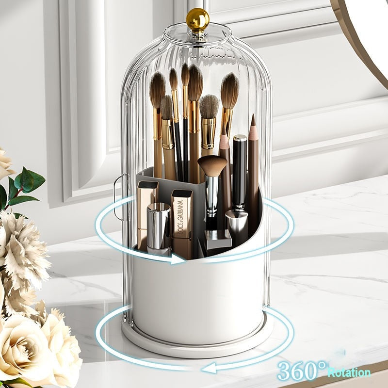 GlamSpin | Elegante organizer per il trucco rotante a 360°