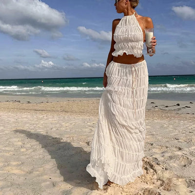 Dalia Boho Chic | Outfit da Spiaggia in Due Pezzi-2
