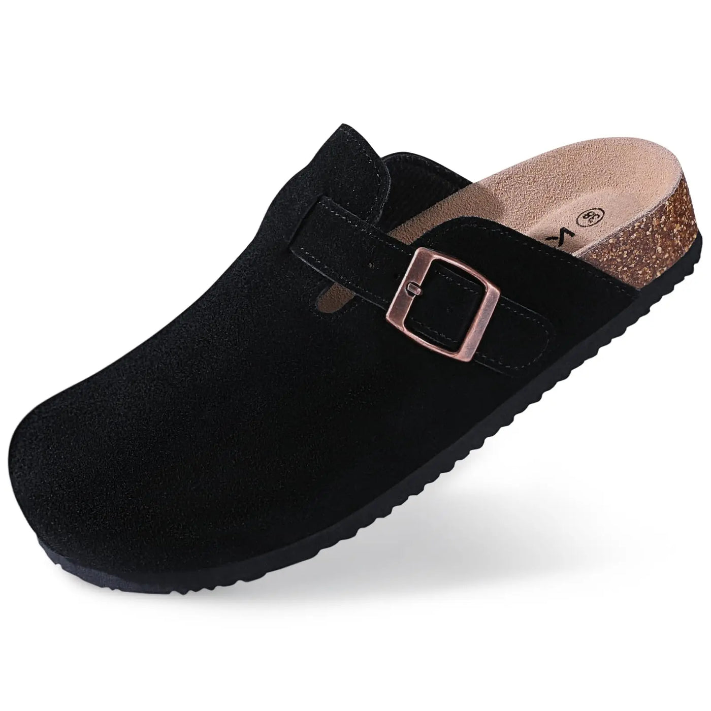 Variant image for Kidmi | Zoccoli Donna in Pelle Scamosciata con Suola in Sughero-50