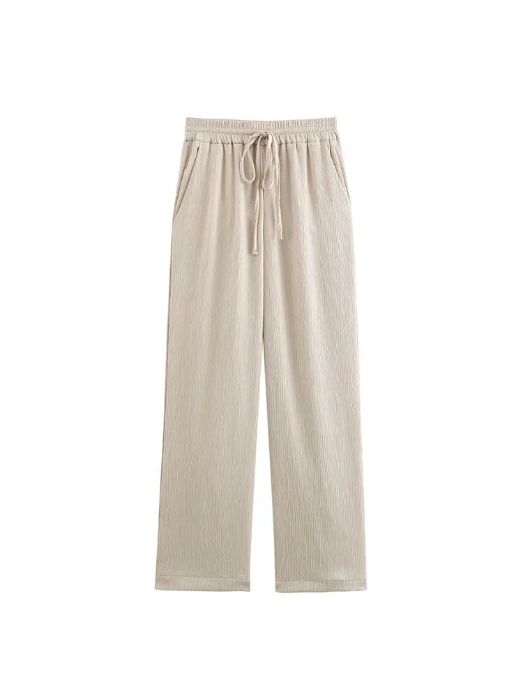 Blazer Doppio Petto Donna | Set Pantaloni Casual Elegante-5