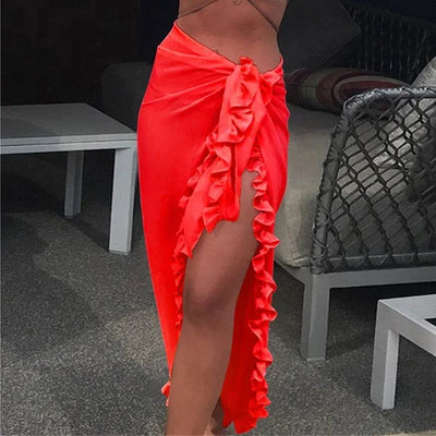 Chiffon Elegance | Coprire Bikini da Spiaggia-5